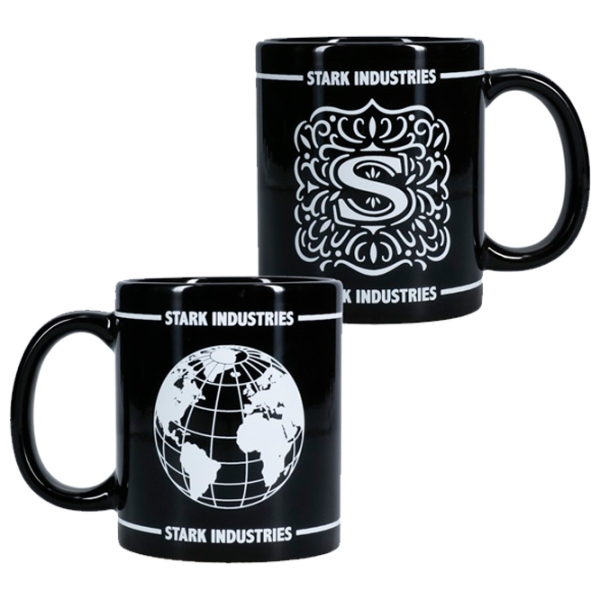 Cană Paladone Marvel Stark Industries Mug and Coaster Black 330 ml photo 2