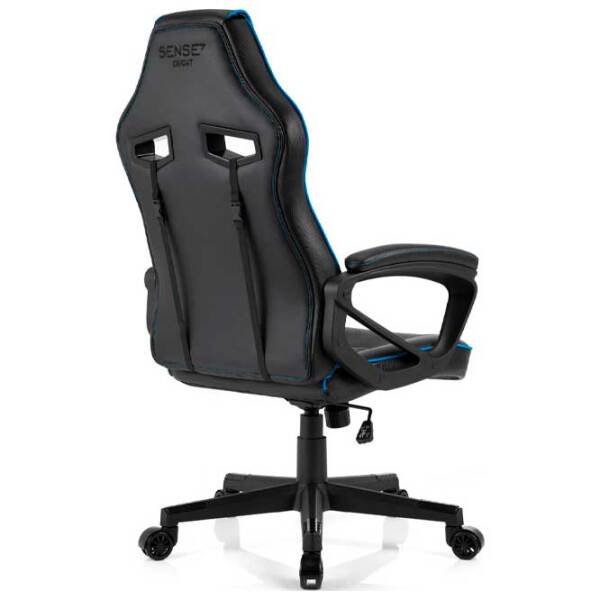 Scaun Gaming SENSE7 Knight Black Blue  photo 4