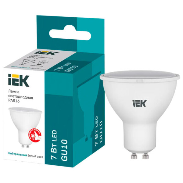 Bec LED IEK PAR16 LLE-PAR16-7-230-30-GU10 GU10 | 7 W | Yellow photo 3