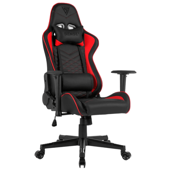 Scaun Gaming SENSE7 Spellcaster Black Red  photo 1