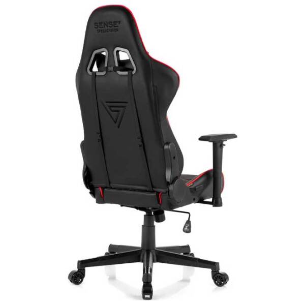 Scaun Gaming SENSE7 Spellcaster Black Red  photo 4