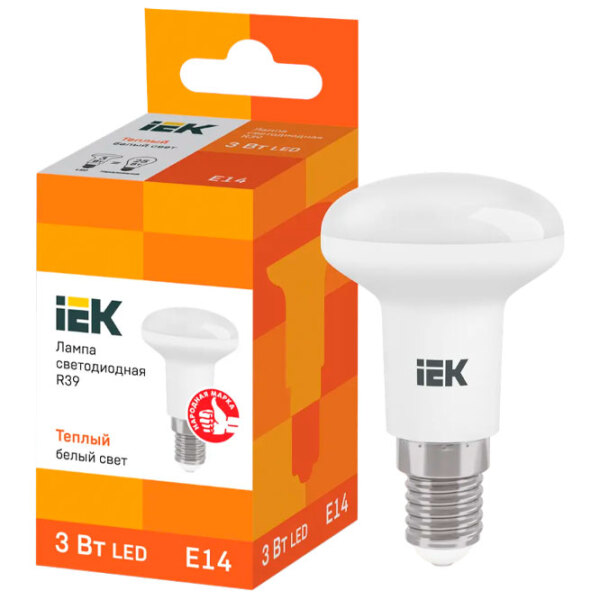 Bec LED IEK R39 LLE-R39-3-230-30-E14 E14 | 3 W | Yellow photo 3