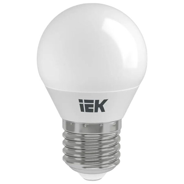 Лампочка светодиодная IEK ALFA G45 LLA-G45-10-230-40-E27 E27 | 10 Вт | White photo 1