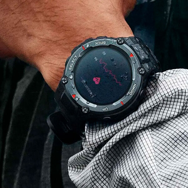 Умные часы Amazfit T-Rex Pro Черный 1.3" | 48 мм | Поликарбонат/ Силикон
| 139171 photo 8