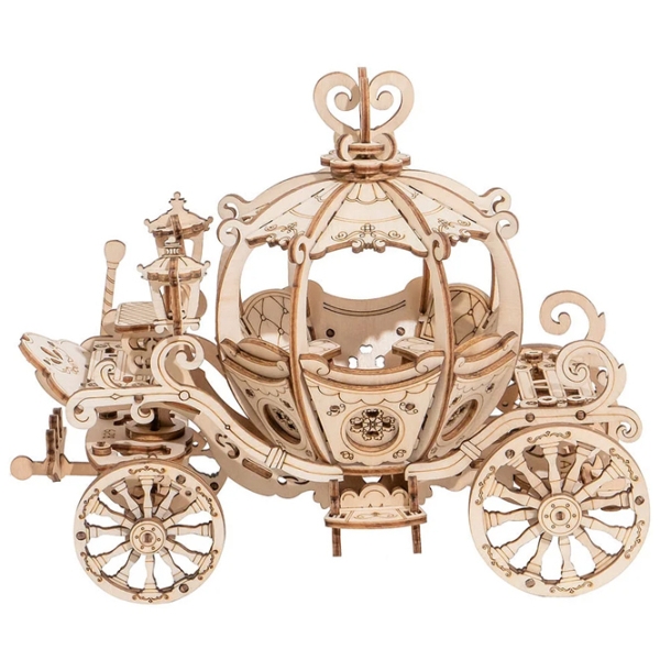 Puzzle 3D RoLife Pumpkin Carriage (TG302) Numărul de piese: 182, V&acirc;rsta recomandată: 14+ photo 1