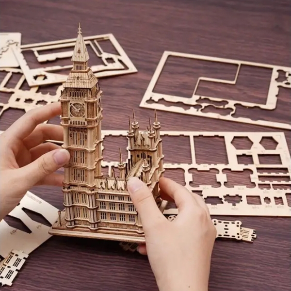 Puzzle 3D RoLife BIG BEN (TG507) Numărul de piese: 220, V&acirc;rsta recomandată: 6+ photo 2