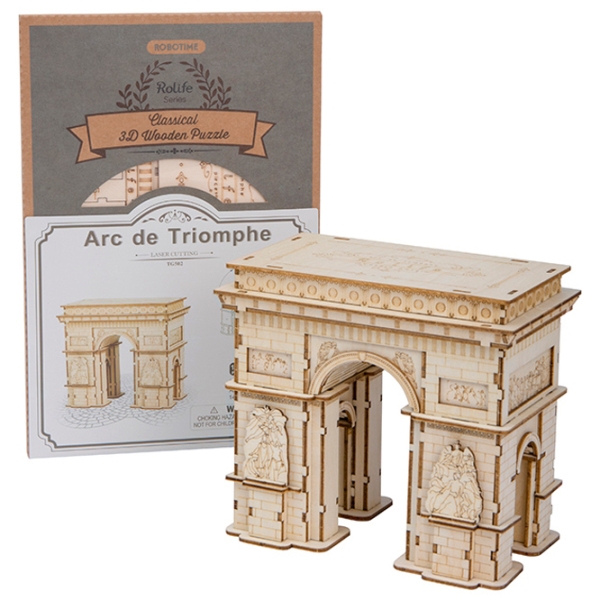Puzzle 3D RoLife Arc de Triomphe (TG502) Numărul de piese: 118, V&acirc;rsta recomandată: 8+ photo 2