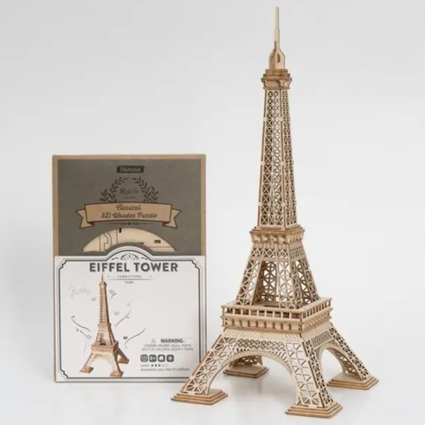 Puzzle 3D RoLife Eiffel Tower (TG501) Numărul de piese: 121, V&acirc;rsta recomandată: 14+ photo 2