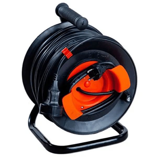 Удлинитель на катушке Lemira U16-03 50 м Черный  photo 1