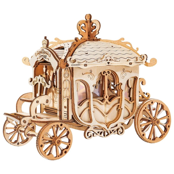 Puzzle 3D RoLife Classic Carriage (TG506) Numărul de piese: 92, V&acirc;rsta recomandată: 8+ photo 1