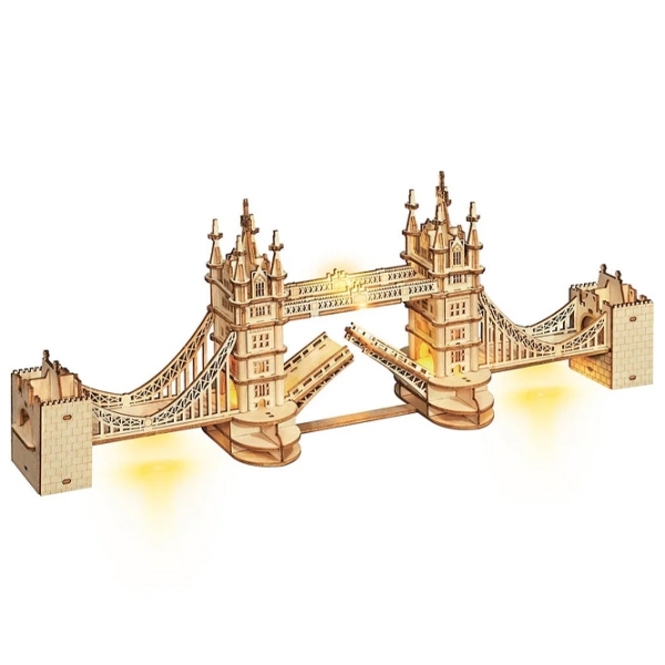 Puzzle 3D RoLife Tower Bridge (TG412) Numărul de piese: 113, V&acirc;rsta recomandată: 6+ photo 1