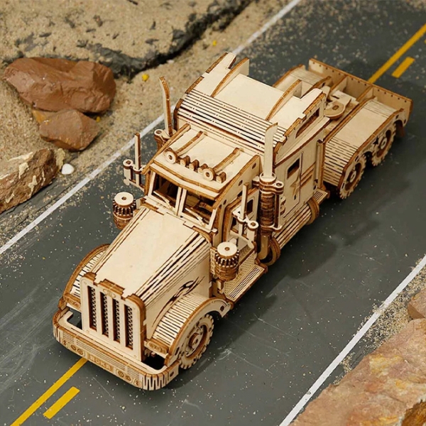 Puzzle 3D ROBOTIME Heavy Truck (MC502) Numărul de piese: 286, V&acirc;rsta recomandată: 14+ photo 3