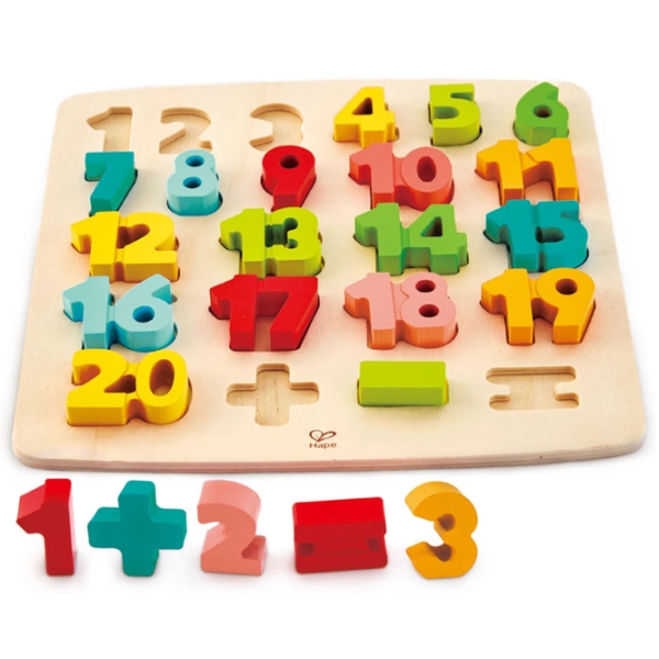 Puzzle 2D Hape Chunky number (E1550A) Numărul de piese: 23, V&acirc;rsta recomandată: 3+ photo 2