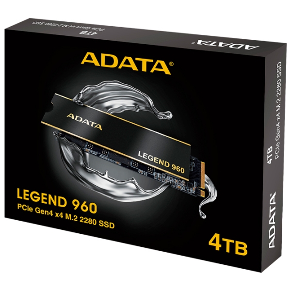 SSD ADATA LEGEND 960 M.2 NVMe 4 ТБ Скорость чтения: 7400 MБ/ с,
Скорость записи: 6800 МБ/ с photo 7