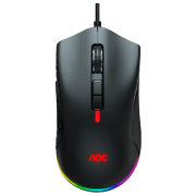 Mouse AOC GM530B Black Cu fir, 16000 dpi