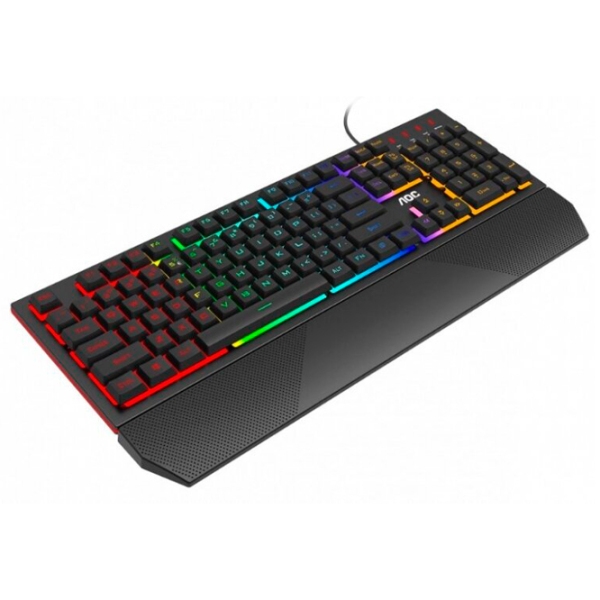 Tastatură AOC GK200 Black Gaming, Cu fir photo 3