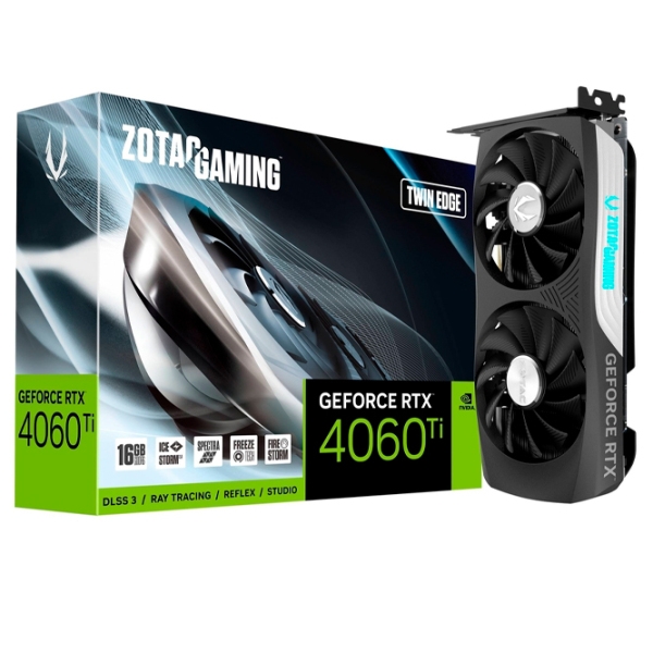 Видеокарта Zotac GeForce RTX 4060 Ti Twin Edge 16 ГБ  photo 6