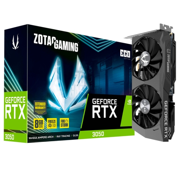 Placă video Zotac GeForce RTX 3050 ECO 8 GB  photo 6