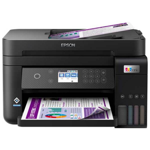 МФУ Epson
EcoTank
L6270 Черный Струйный, Цветная, 1200 x 1200 dpi photo 2