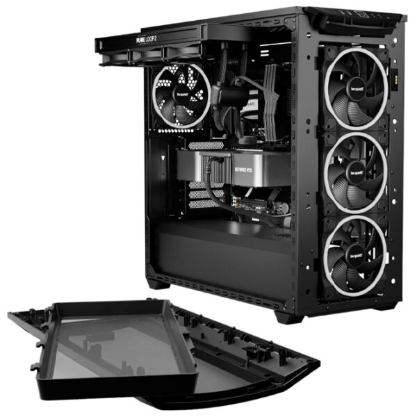 Carcasă Be quiet! Shadow Base 800 FX Black micro ATX photo 3