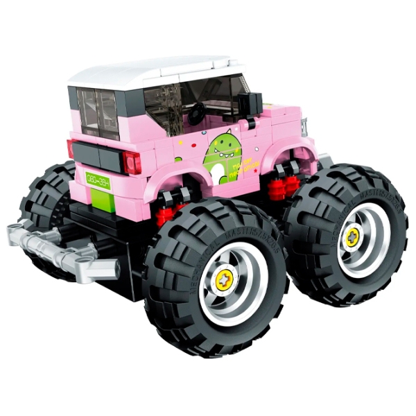 Конструктор с радиоуправлением XTech Off-Road Monster Truck Розовый Количество деталей 310, 6+ photo 2