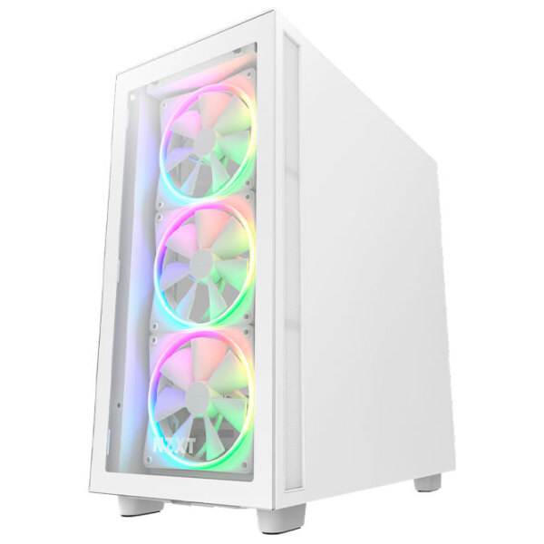 Корпус NZXT H7 Flow RGB Белый micro ATX photo 3