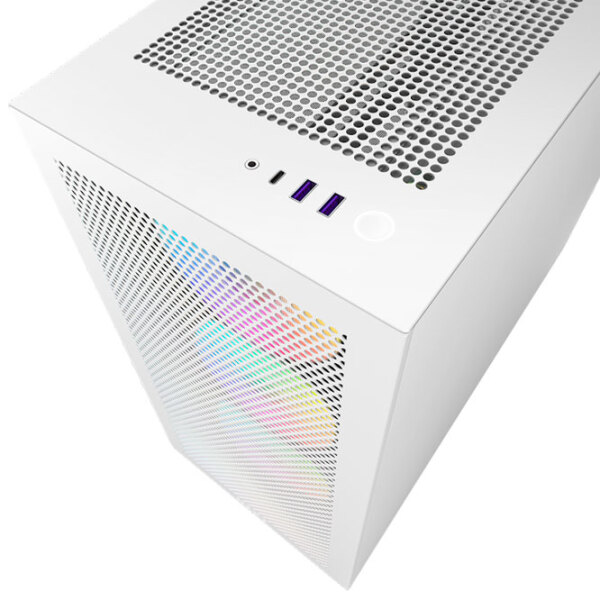 Корпус NZXT H7 Flow RGB Белый micro ATX photo 5