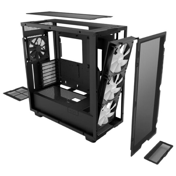 Корпус NZXT H7 Flow RGB Черный micro ATX photo 8