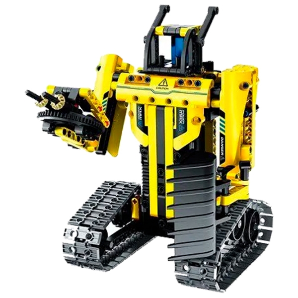 Конструктор с радиоуправлением XTech 3 in1 Excavator Желтый Количество деталей 430, 6+ photo 2