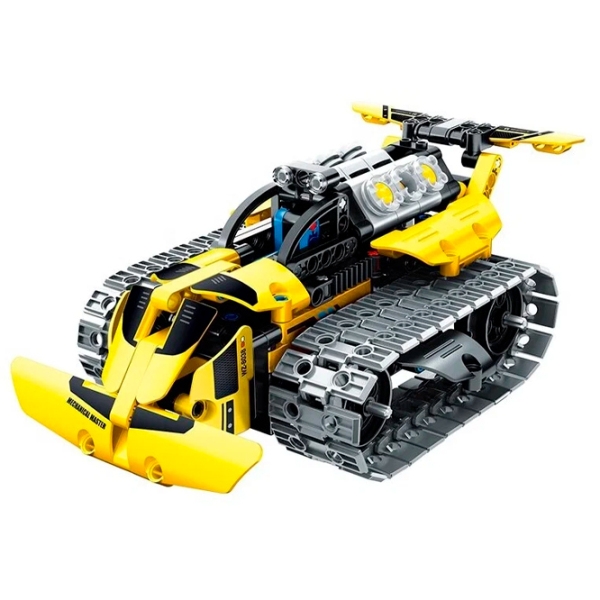 Конструктор с радиоуправлением XTech 3 in 1 Bulldozer Желтый Количество деталей 452, 6+ photo 3