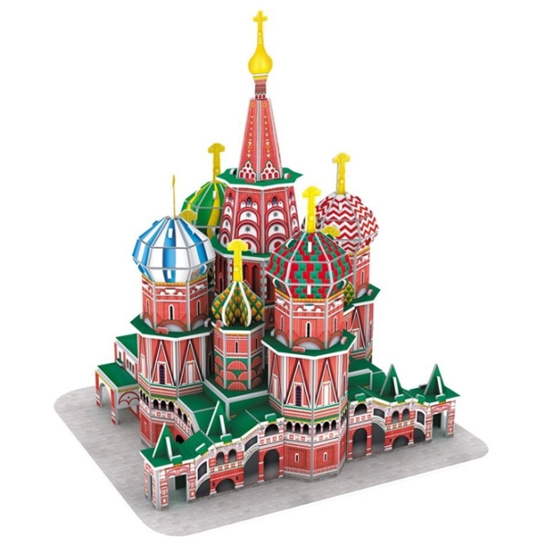 Пазл 3D CubicFun St. Basil's Cathedral (3C239h) Количество деталей: 92, Рекомендуемый возраст: 8+ photo 1