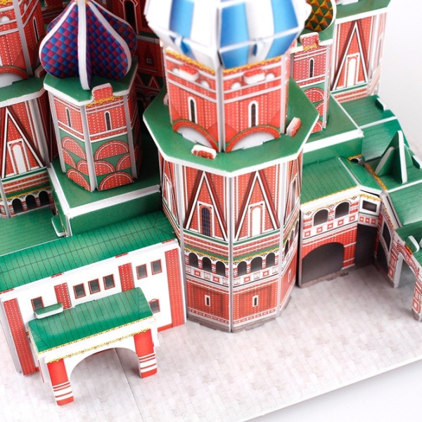 Пазл 3D CubicFun St. Basil's Cathedral (3C239h) Количество деталей: 92, Рекомендуемый возраст: 8+ photo 3