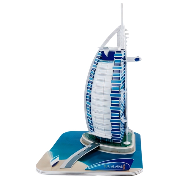 Пазл 3D CubicFun Burj al-Arab (3C065h) Количество деталей: 46, Рекомендуемый возраст: 6+ photo 1