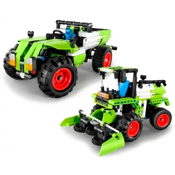 Конструктор XTech 2 in 1 Combine harvester & Pick up Truck Зеленый Количество деталей 336, 6+ photo 2