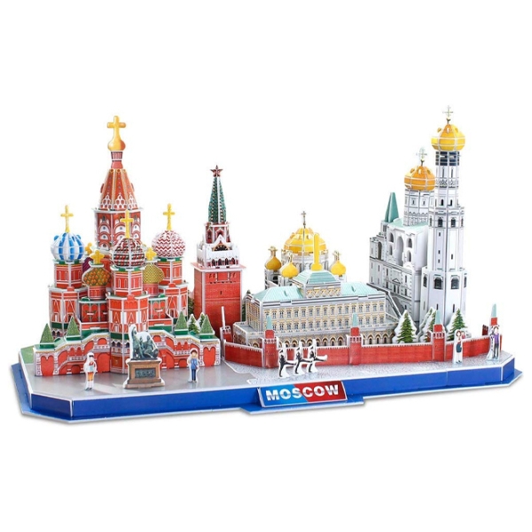 Пазл 3D CubicFun Moscow (MC266h) Количество деталей: 204, Рекомендуемый возраст: 6+ photo 1
