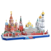 Пазл 3D CubicFun Moscow (MC266h) Количество деталей: 204, Рекомендуемый возраст: 6+