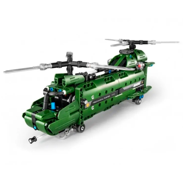 Конструктор XTech 2 in 1 Military Helicopter Зеленый Количество деталей 393, 6+ photo 3