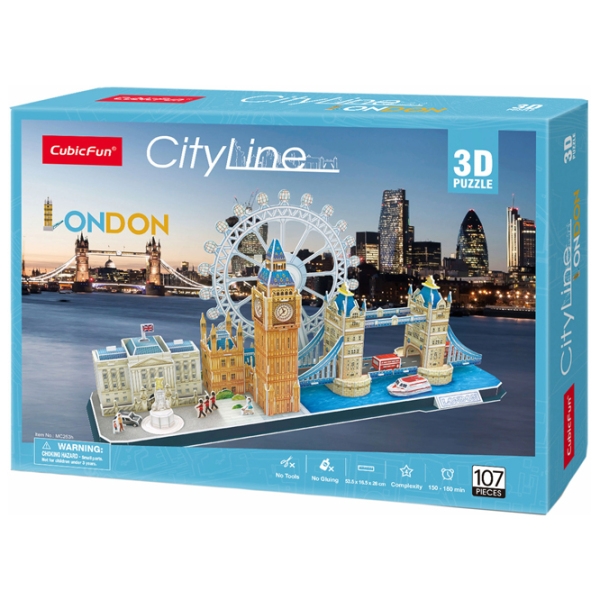 Пазл 3D CubicFun London (MC253h) Количество деталей: 107, Рекомендуемый возраст: 6+ photo 3