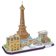 Пазл 3D CubicFun Paris (MC254h) Количество деталей: 114, Рекомендуемый возраст: 6+