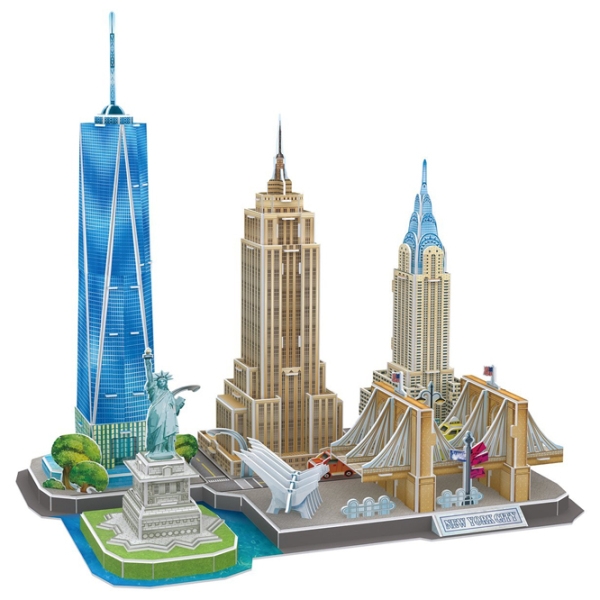 Пазл 3D CubicFun New York City (MC255h) Количество деталей: 114, Рекомендуемый возраст: 6+ photo 1