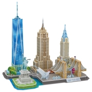 Пазл 3D CubicFun New York City (MC255h) Количество деталей: 114, Рекомендуемый возраст: 6+
