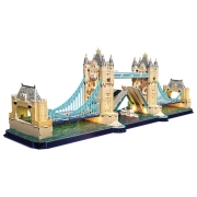 Пазл 3D CubicFun Tower Bridge LED (L531h) Количество деталей: 222, Рекомендуемый возраст: 10+