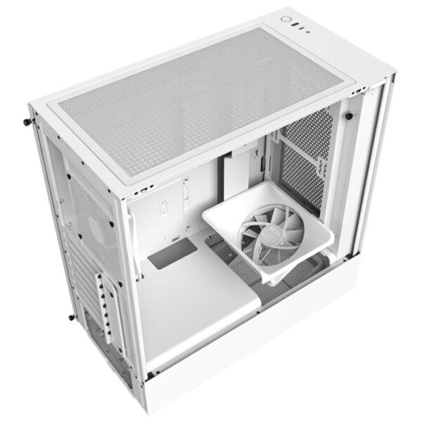 Carcasă NZXT H5 Flow White micro ATX photo 3