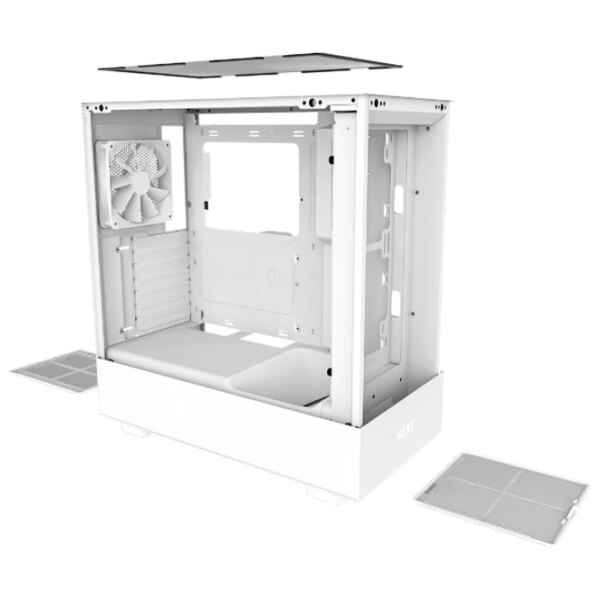 Carcasă NZXT H5 Flow White micro ATX photo 6