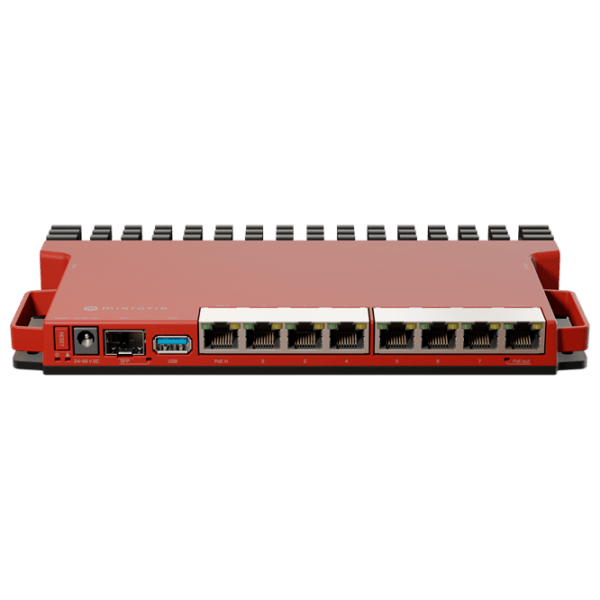 Switch Mikrotik L009UiGS-RM Red 1 Gbit/ s photo 1