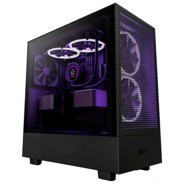 Carcasă NZXT H5 Flow Black micro ATX photo 1