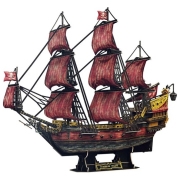 Puzzle 3D CubicFun Queen Annes Revenge (T4040h) Numărul de piese: 391, Vârsta recomandată: 10+
