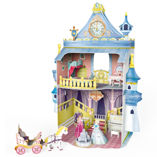Пазл 3D CubicFun Fairytale Castle (P809h) Количество деталей: 81, Рекомендуемый возраст: 8+ photo 1