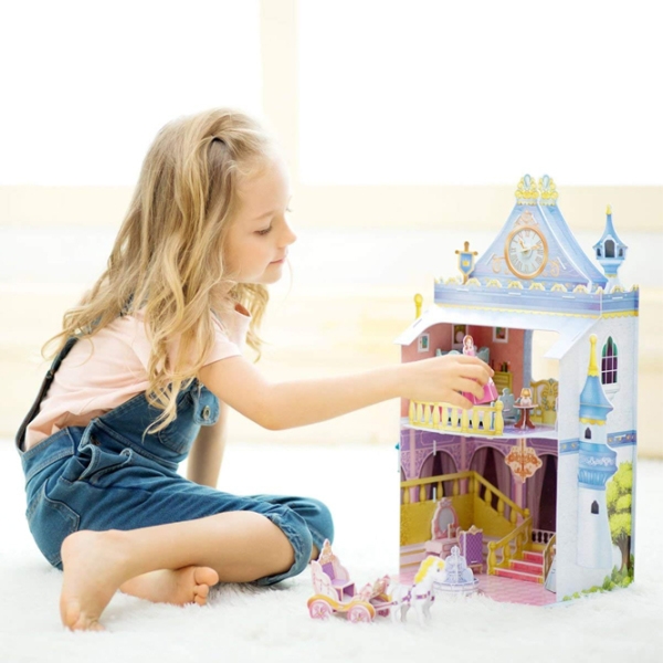 Пазл 3D CubicFun Fairytale Castle (P809h) Количество деталей: 81, Рекомендуемый возраст: 8+ photo 3