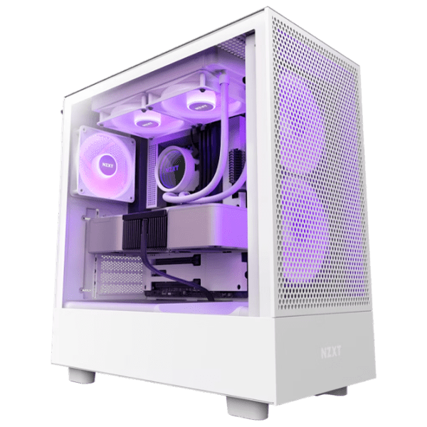 Корпус NZXT H5 Flow RGB Белый micro ATX photo 1